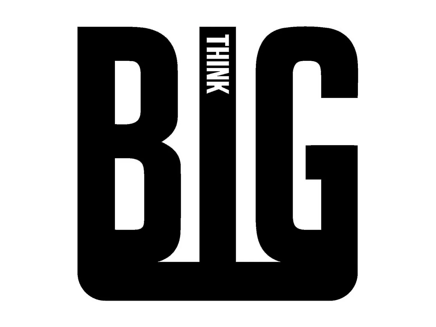 Décoration en Métal Think Big 1, Noir, 51x0,15x50 cm cm, EPIKASA