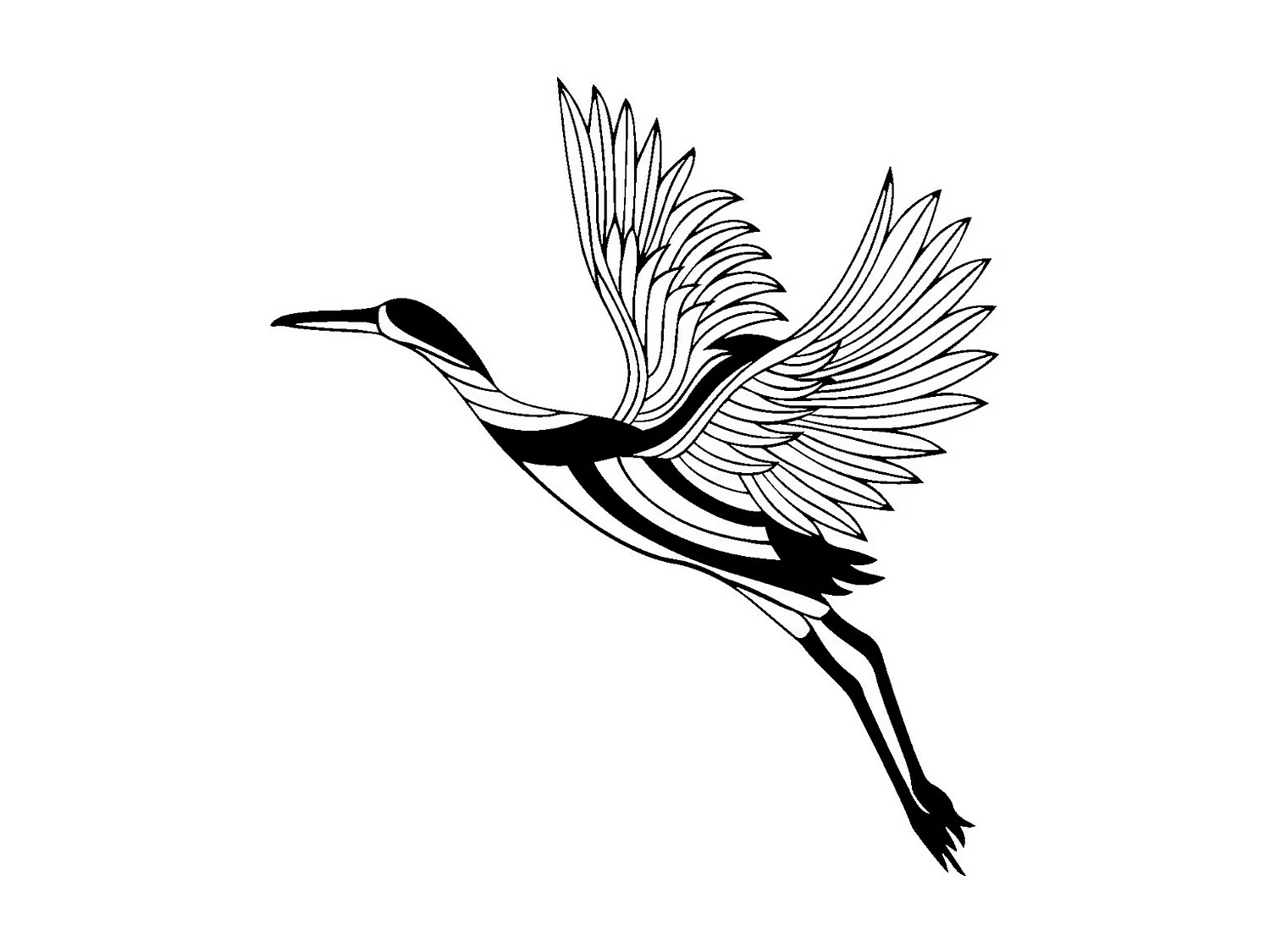 Decoração em Metal Aves 19, Preto, 53x0,15x58 cm, EPIKASA