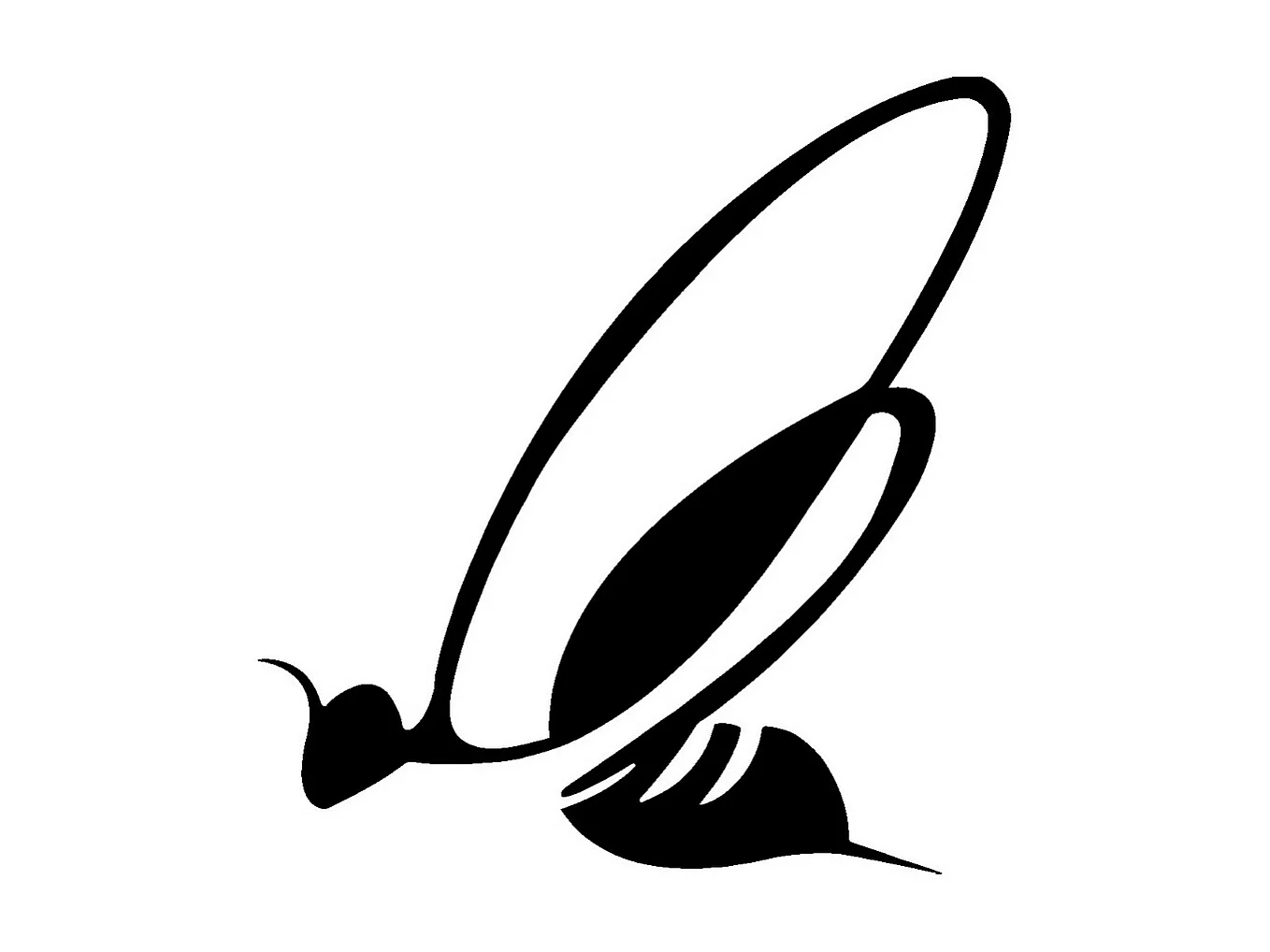 Decoração em Metal Abelha 1, Preto, 33x0,15x35 cm, EPIKASA