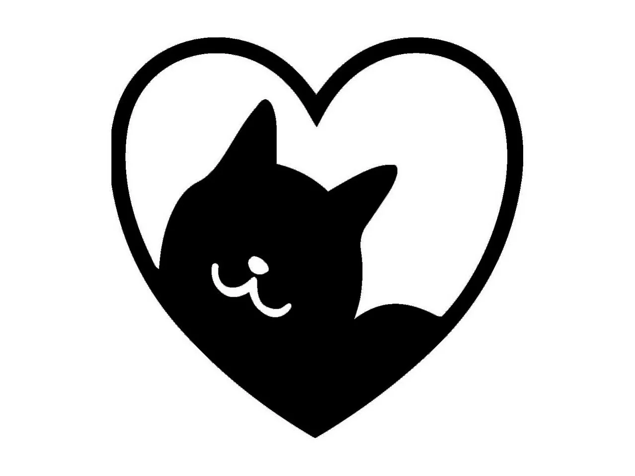 Decoração em Metal Gato 134, Preto, 52x0,15x50 cm cm, EPIKASA