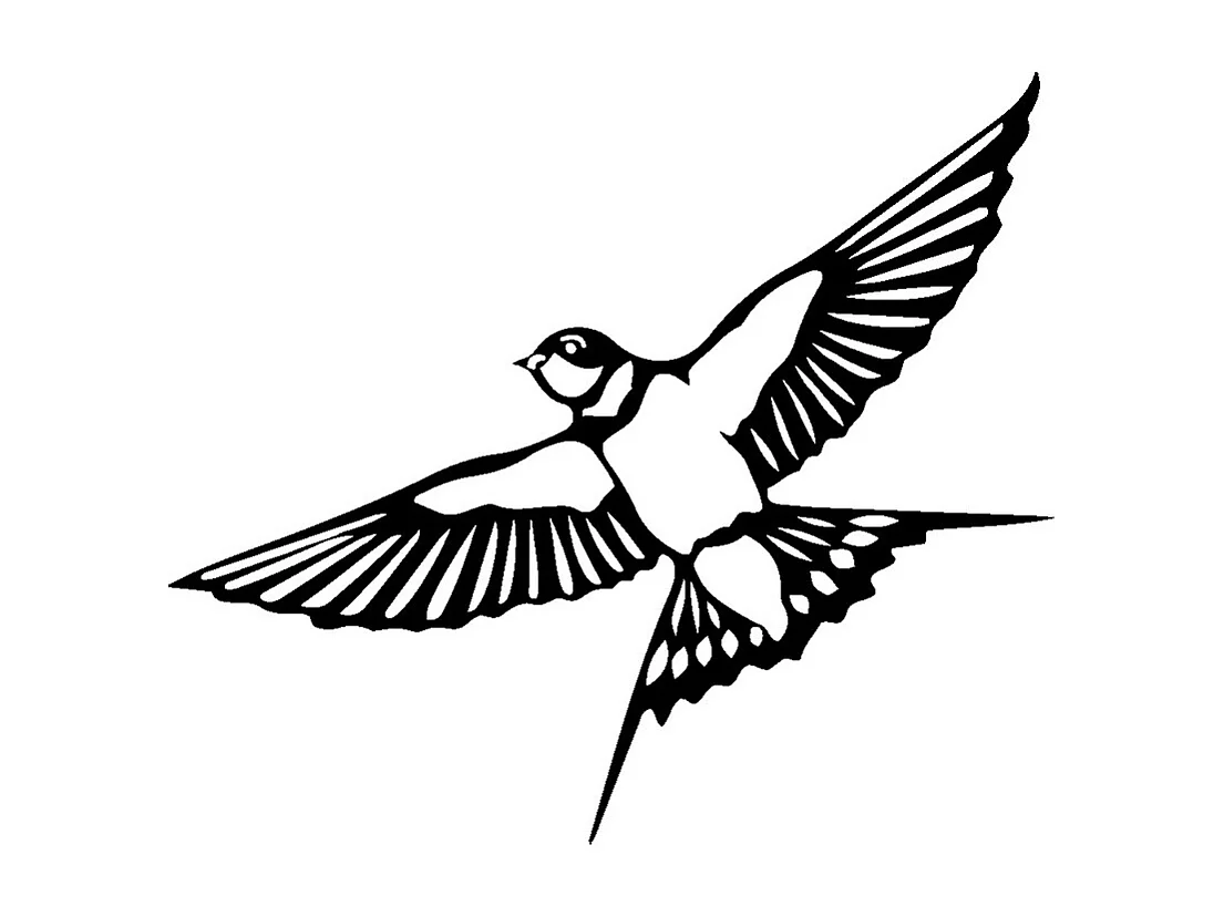 Dekoracja Metalowa Ptaki 17, Czarny, 41x0,15x35 cm, EPIKASA