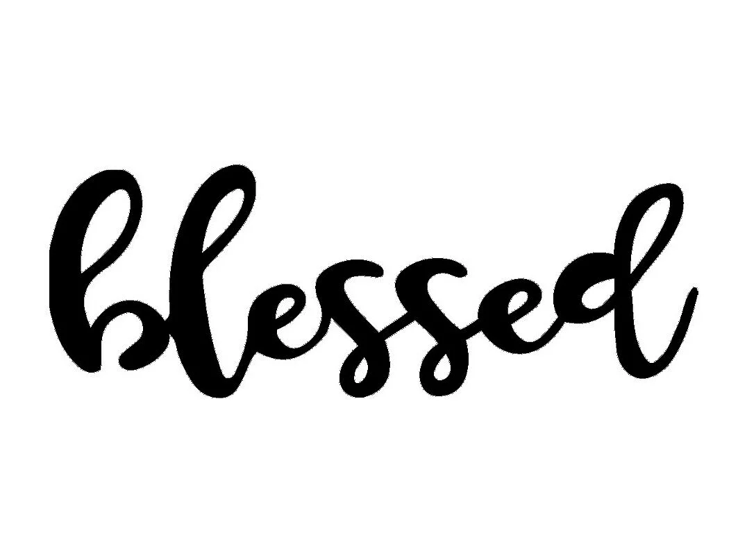 Decoração em Metal Blessed, Preto, 50x0,15x22 cm cm, EPIKASA