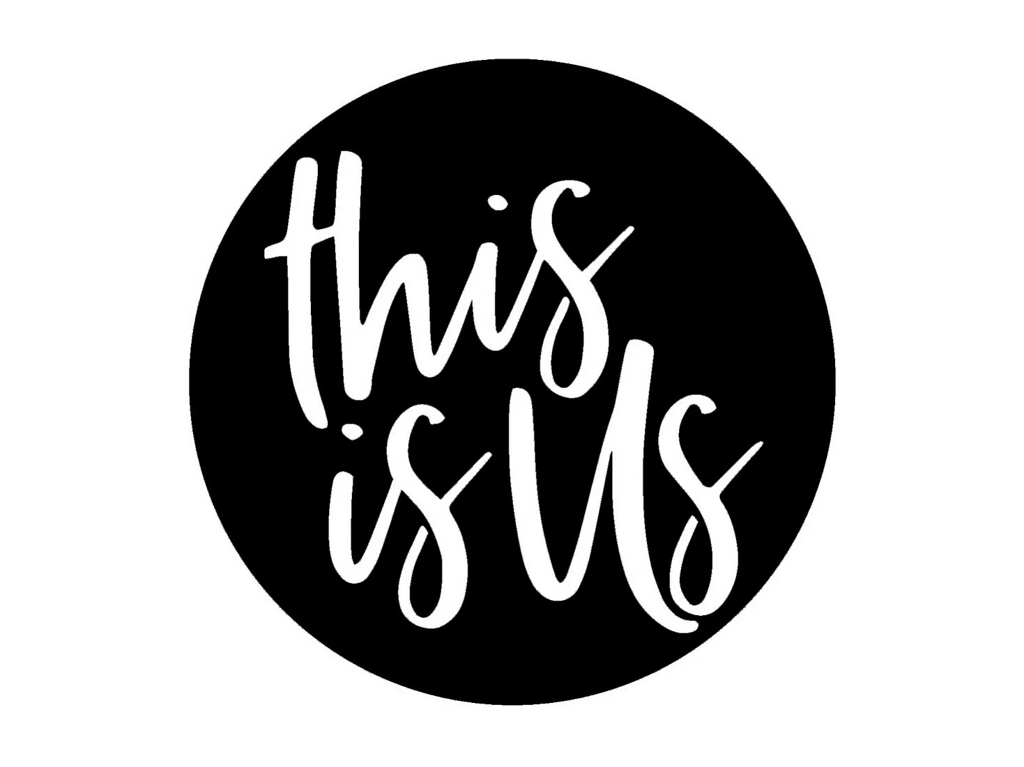 Décoration en Métal This is Us, Noir, 50x0,15x50 cm, EPIKASA