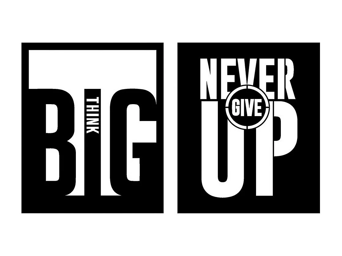 Decoração em Metal Think Big 4, Preto, 114x0,15x69 cm cm, EPIKASA