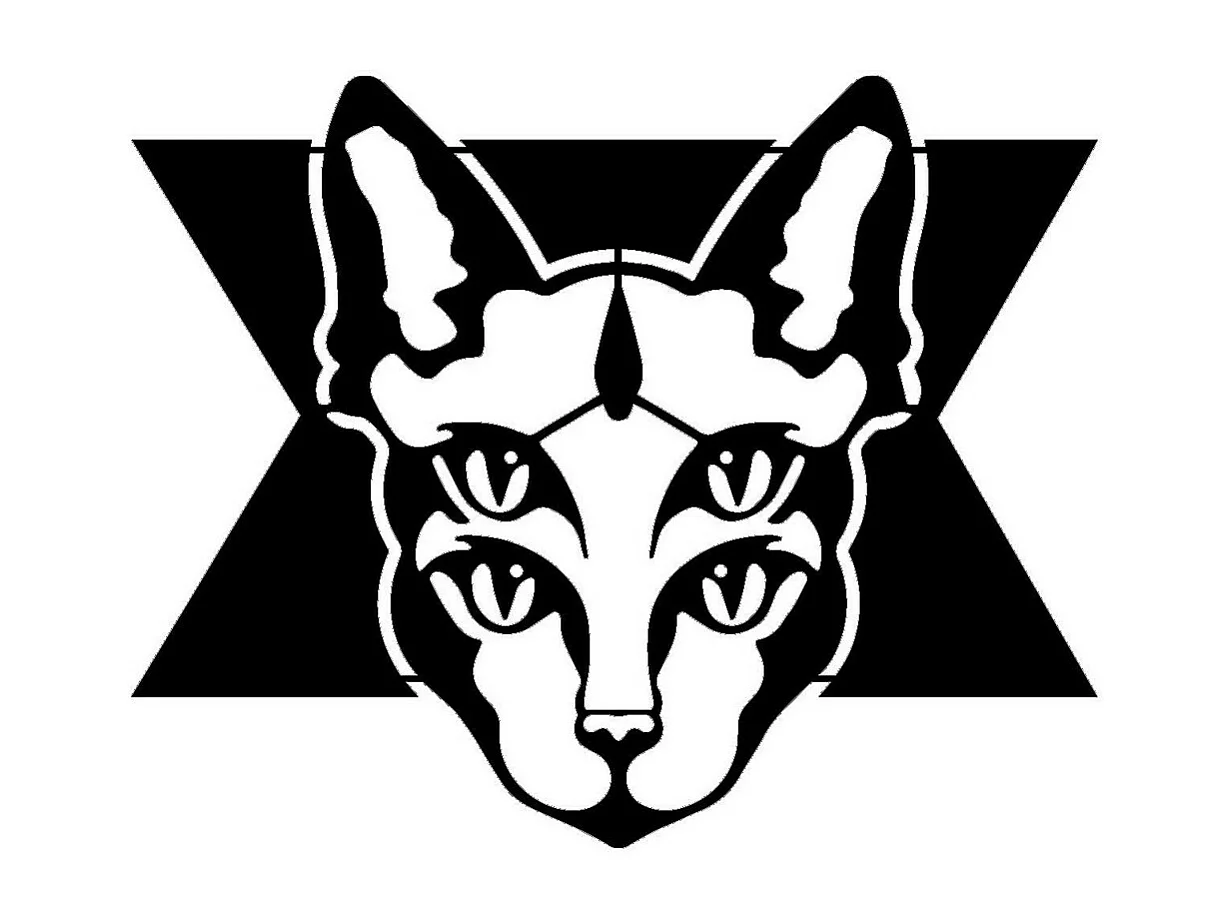 Dekoracja Metalowa Kot 13, Czarny, 50x0,15x40 cm, EPIKASA