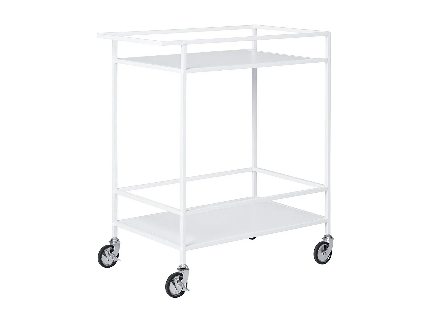 Carrello Vita, Bianco, 40x68x79 cm, EPIKASA