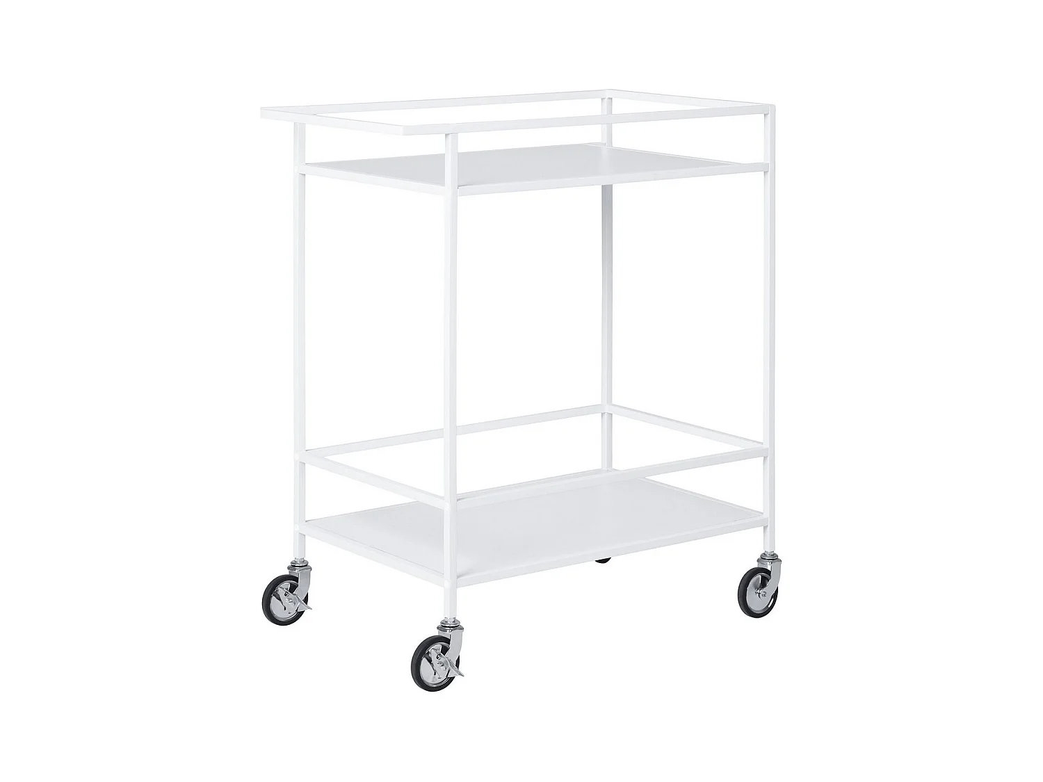 Chariot de Cuisine Vita, Blanc, 40x68x79 cm, EPIKASA