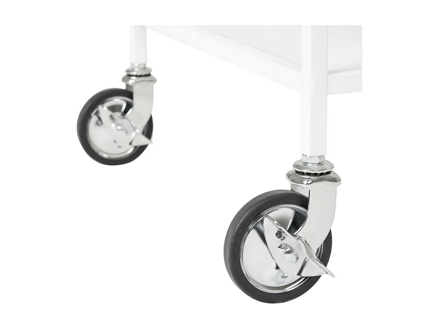 Chariot de Cuisine Vita, Blanc, 40x68x79 cm, Seven Design