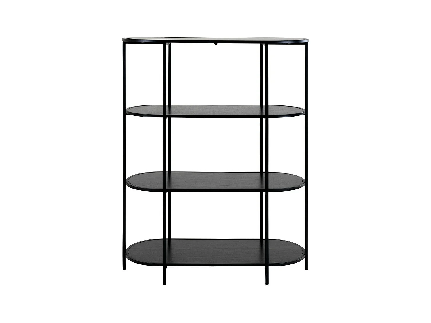 Bibliothèque Vita, Noir, 85x36x111 cm, EPIKASA