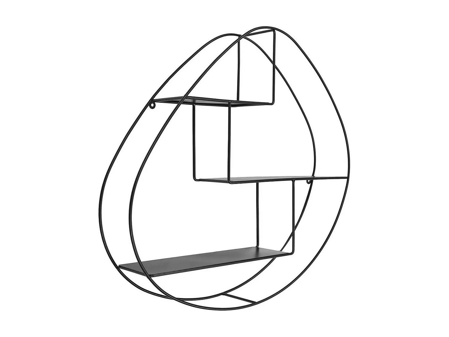 Plank Wrexham, Zwart, 60x12x60 cm, EPIKASA