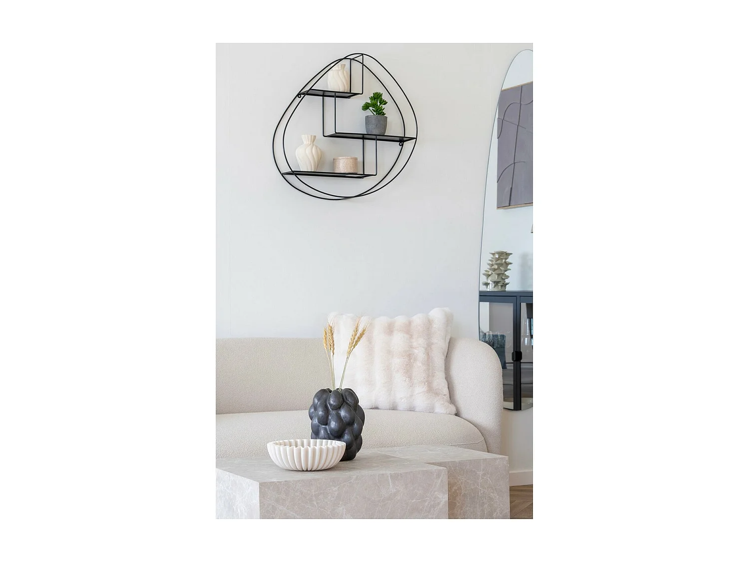 Plank Wrexham, Zwart, 60x12x60 cm, EPIKASA