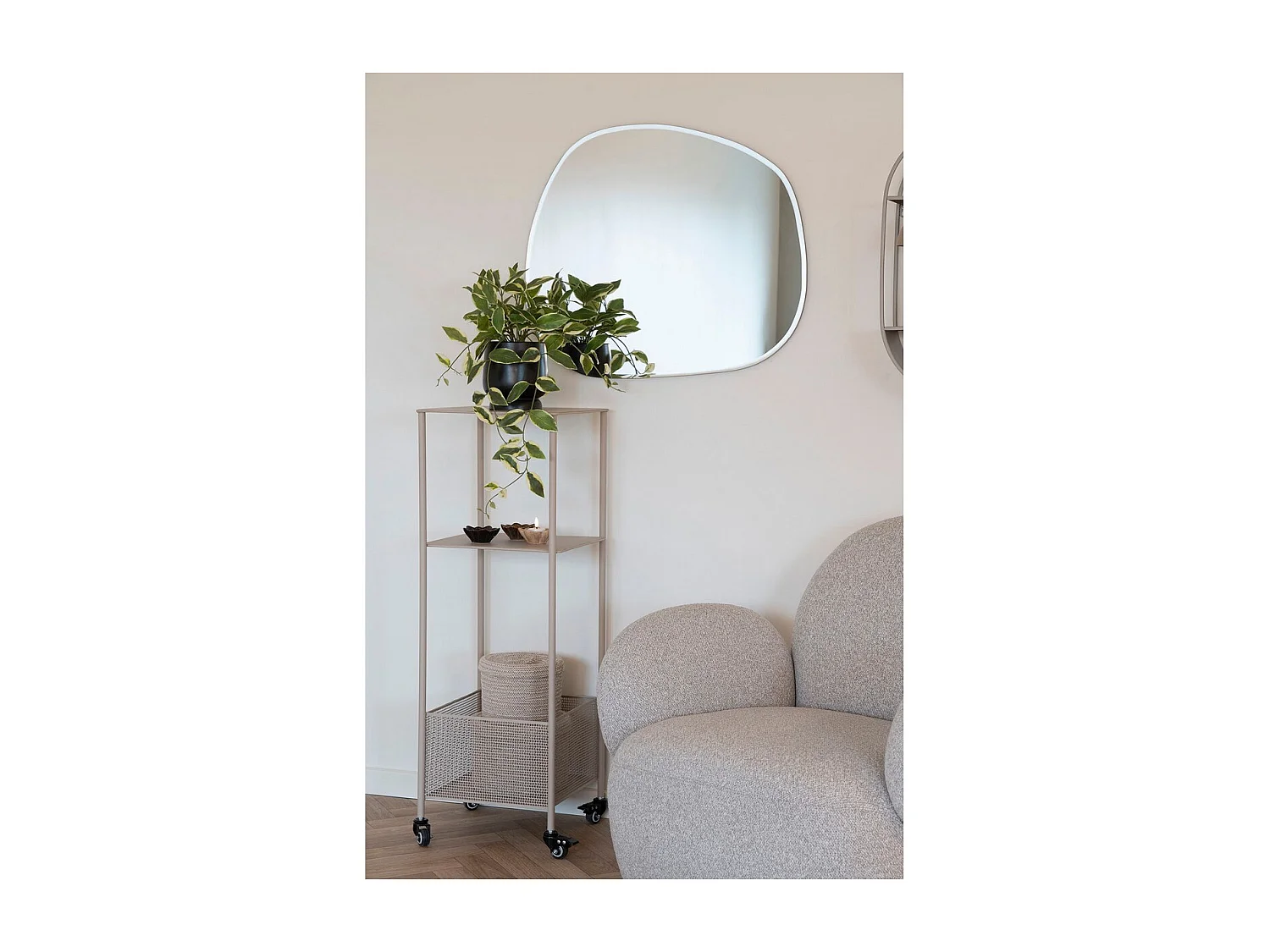 Plante Artificielle Hoya, Vert, 25,5x25,5x33 cm, Seven Design