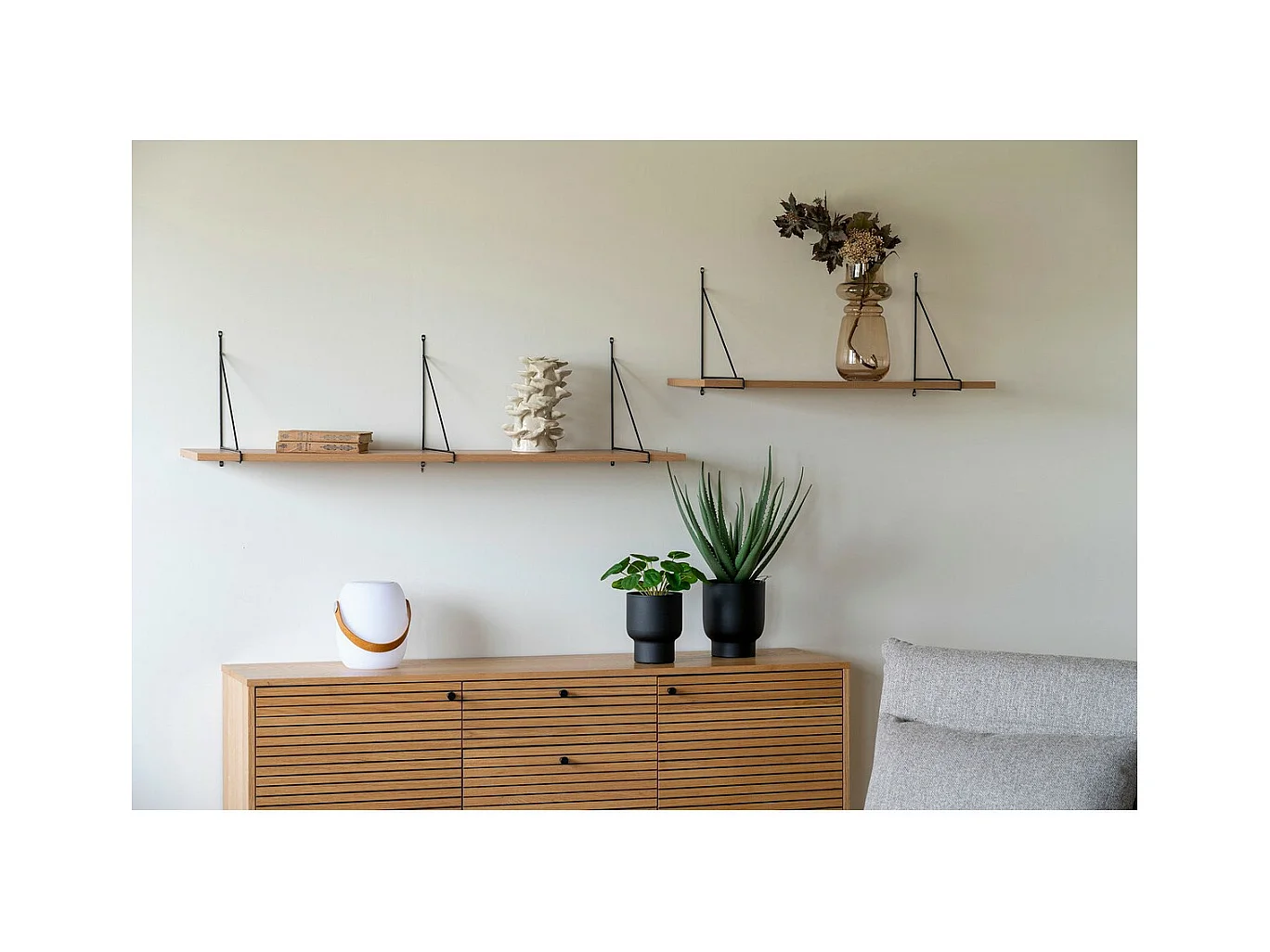 Kunstplant Pilea, Groen, 28x28x28 cm, EPIKASA