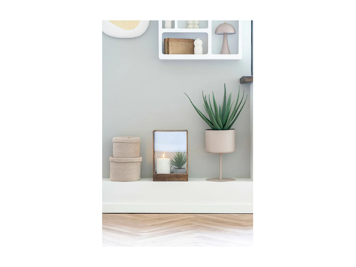 Pianta Artificiale Aloe, Verde, 30,5x30,5x51 cm, EPIKASA