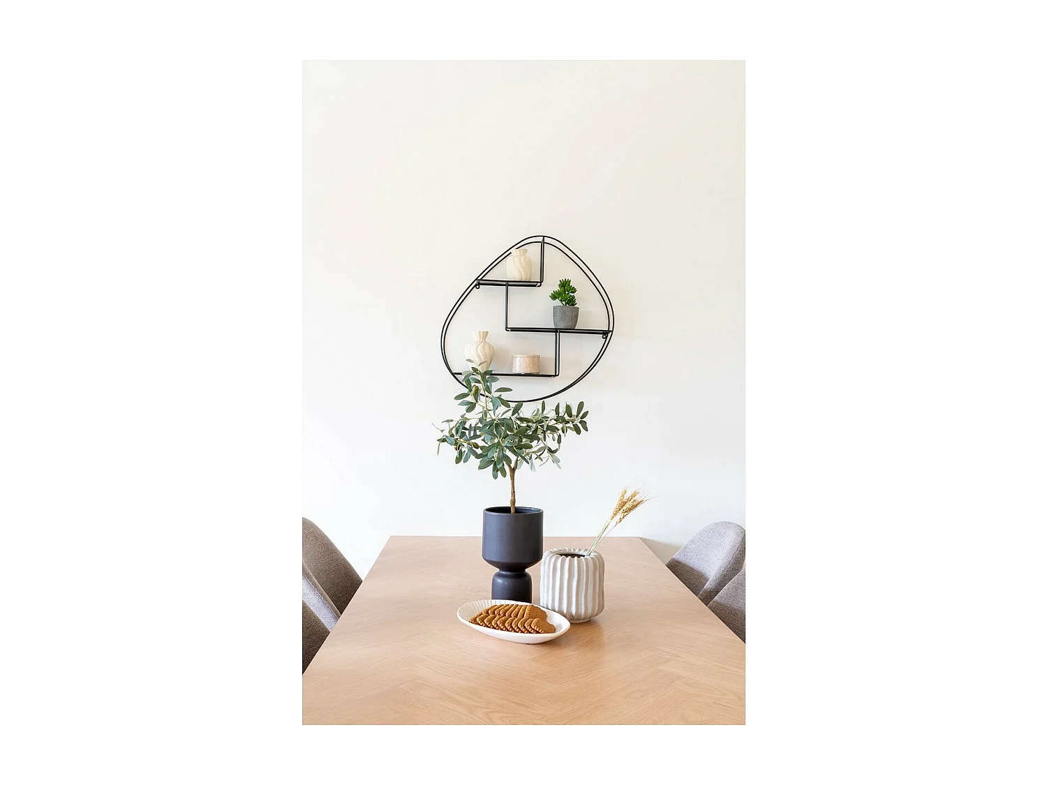 Kunstplant Olijfboom, Groen, 22,5x36,5x61 cm, Seven Design