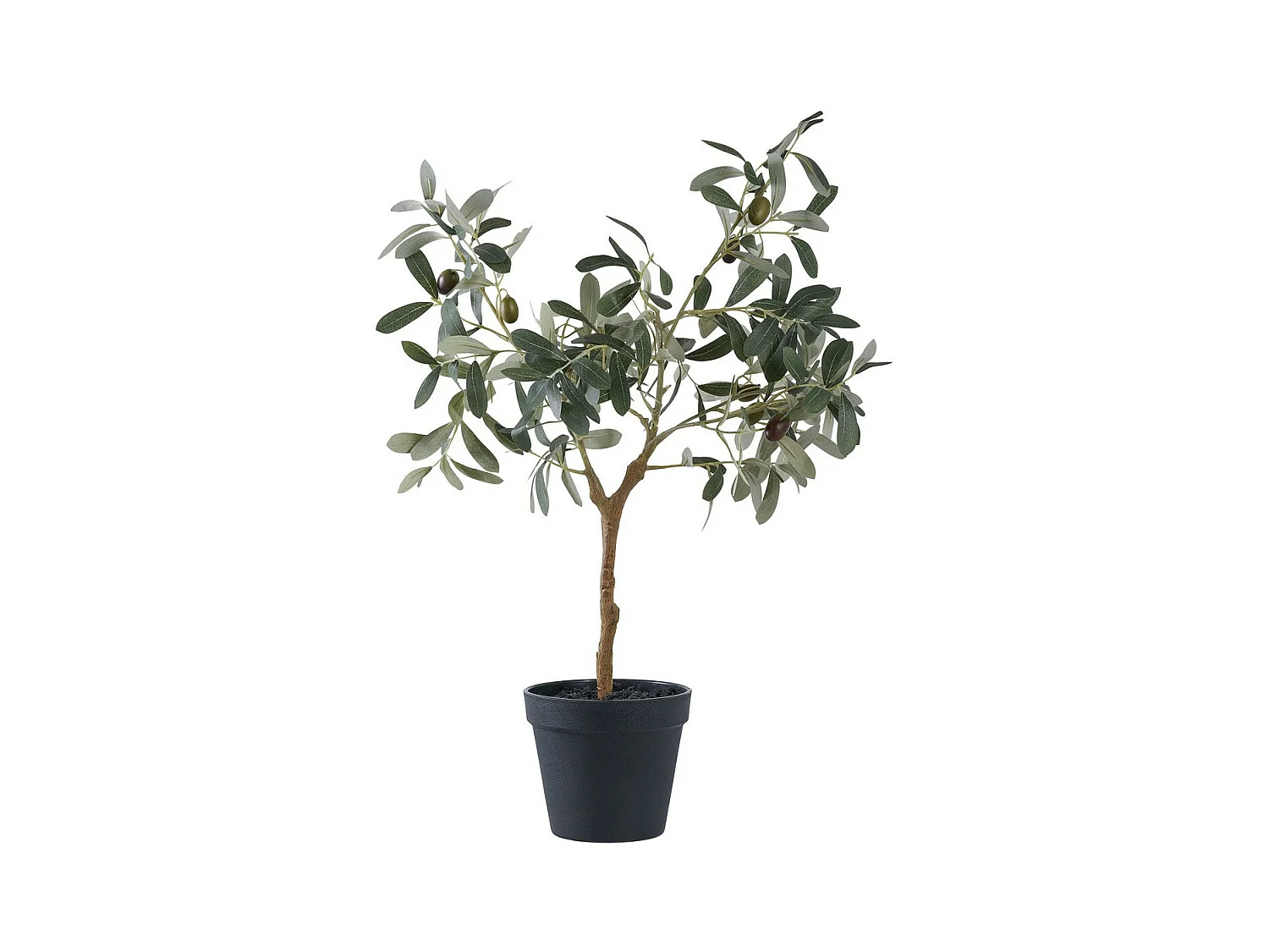 Plante Artificielle Olivier, Vert, 22,5x36,5x61 cm, EPIKASA