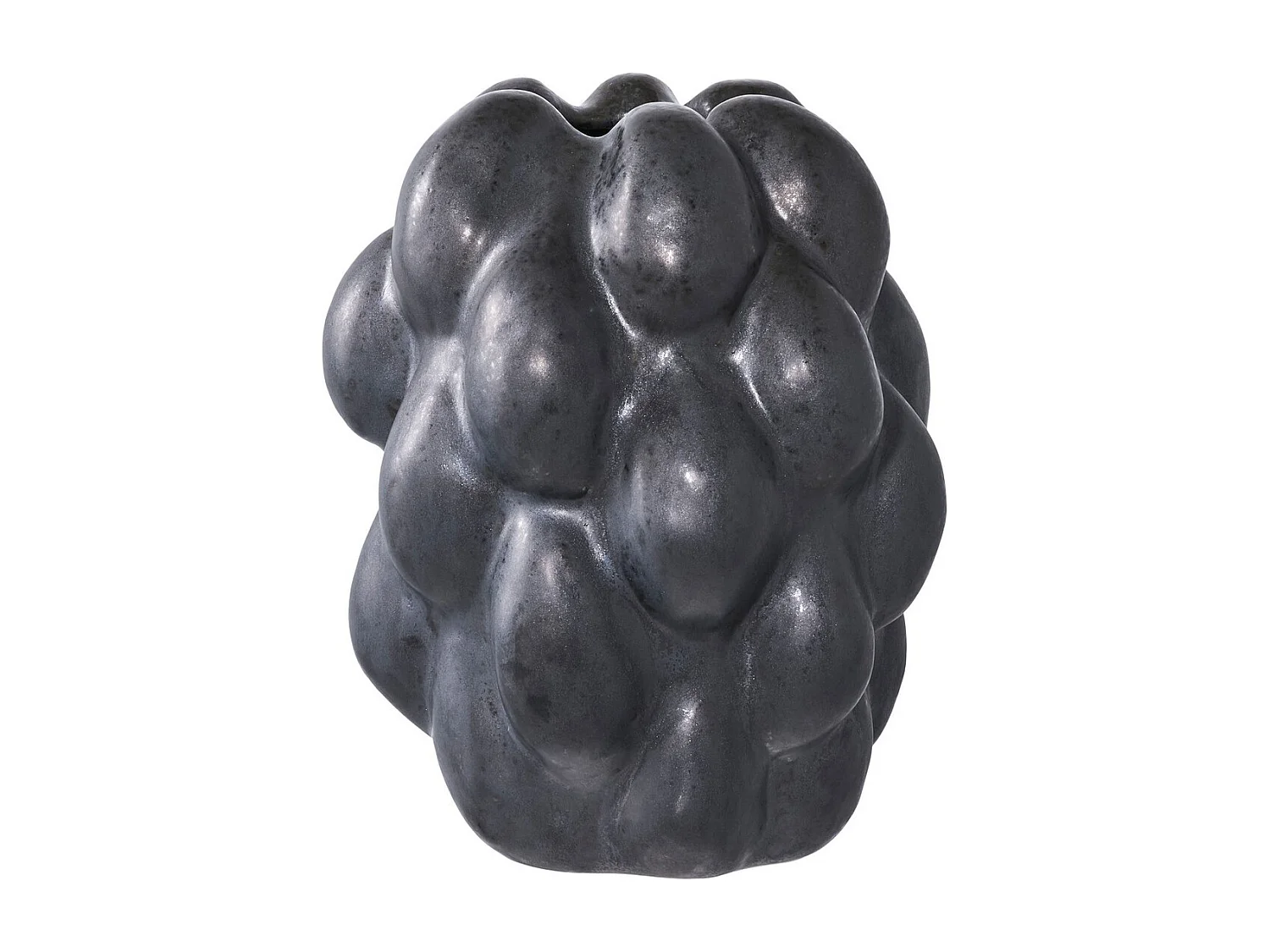 Decoratieve Vaas Roma, Zwart, 14x15x19 cm, Seven Design