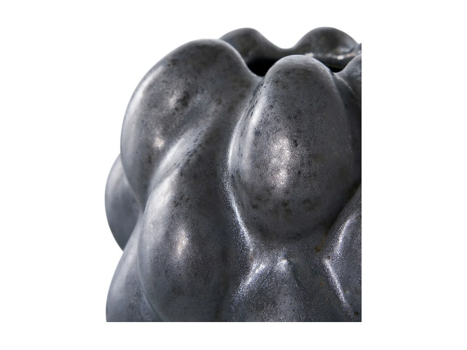 Decoratieve Vaas Roma, Zwart, 14x15x19 cm, Seven Design