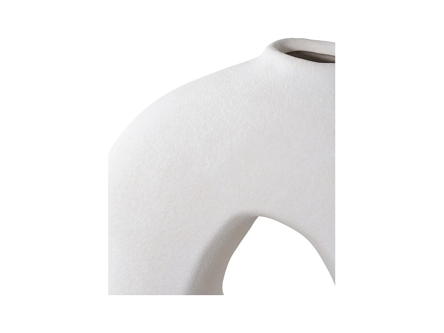 Decoratieve Vaas Milano, Wit, 24x10,5x27,8 cm, EPIKASA