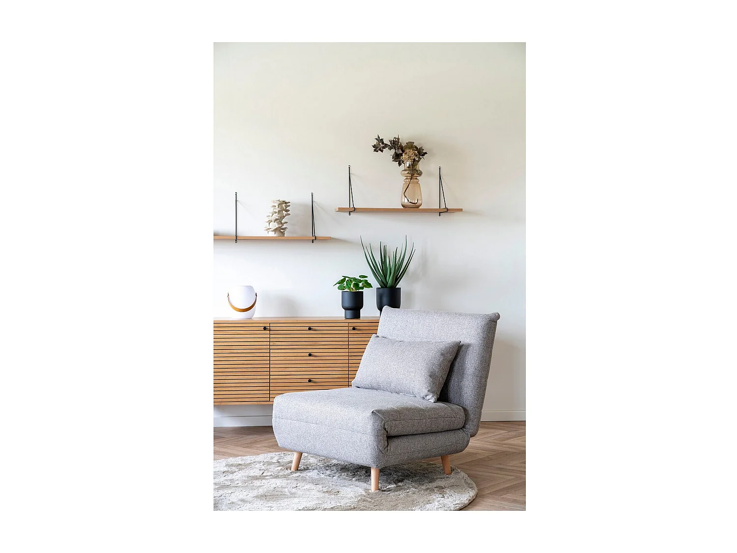 Wazon Dekoracyjny Mikonos, Beżowy, 15x15x31 cm, Epikasa