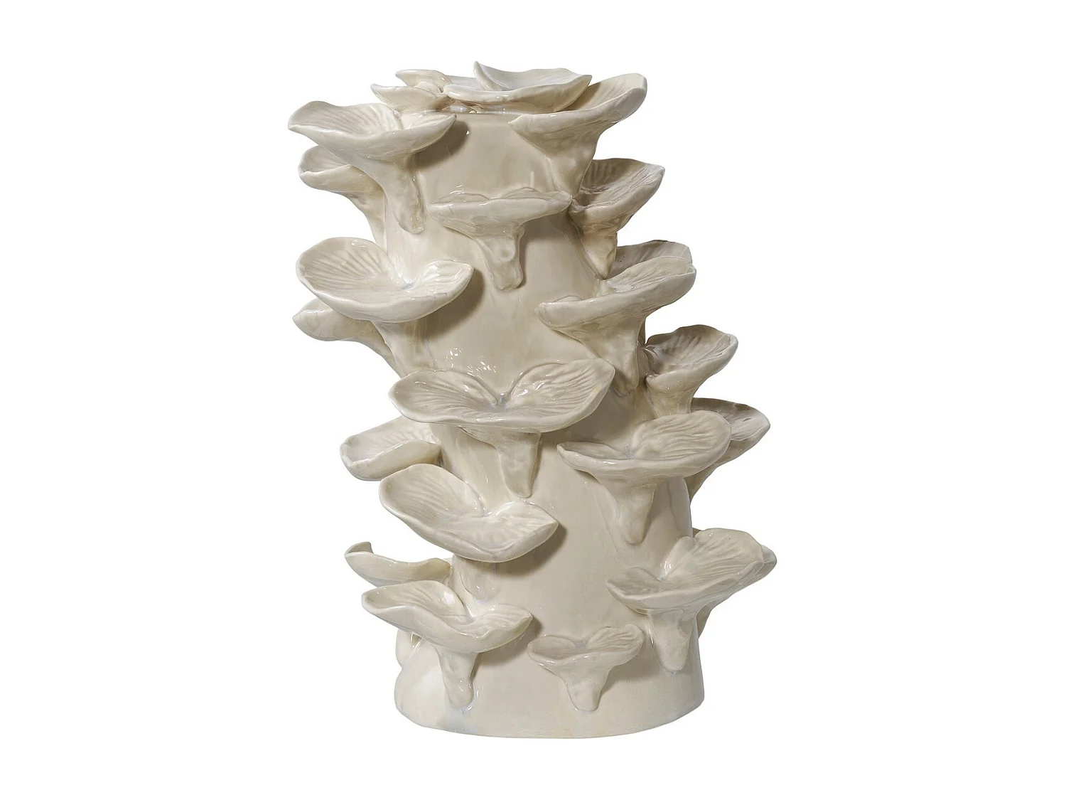 Vase Décoratif Livorno, Beige, 18x15x24 cm, Seven Design