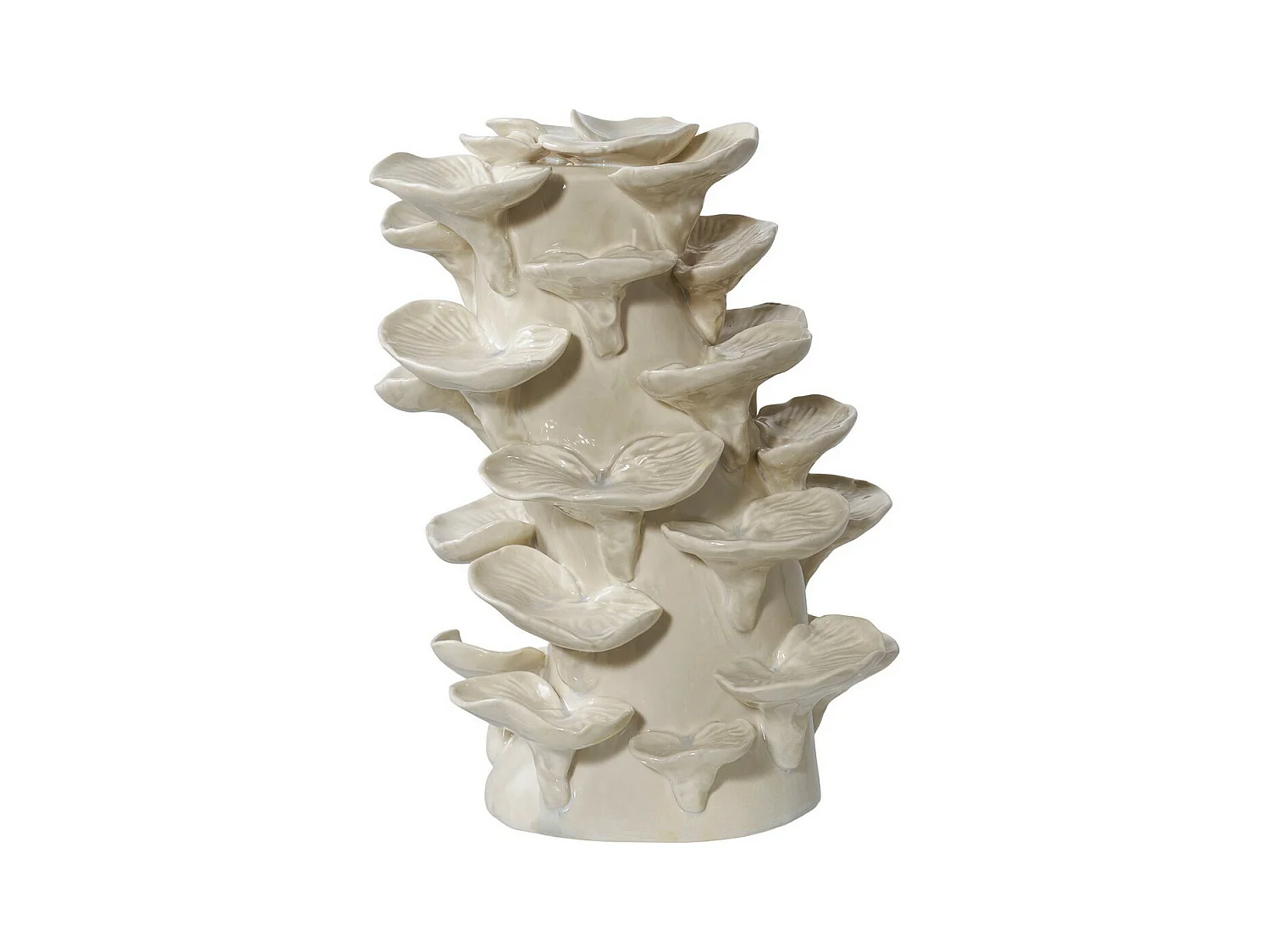 Decoratieve Vaas Livorno, Beige, 18x15x24 cm, EPIKASA
