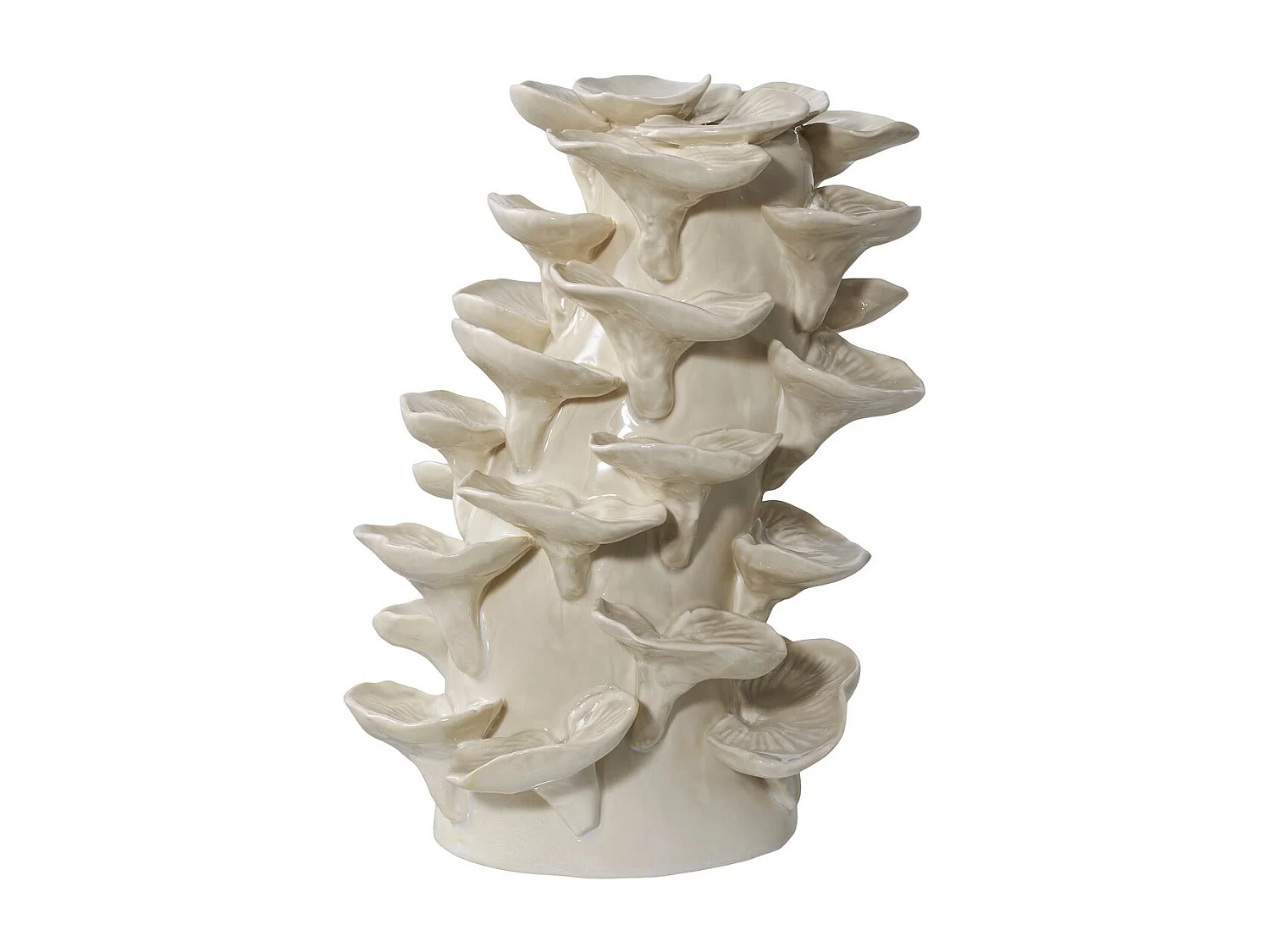 Vase Décoratif Livorno, Beige, 18x15x24 cm, Seven Design