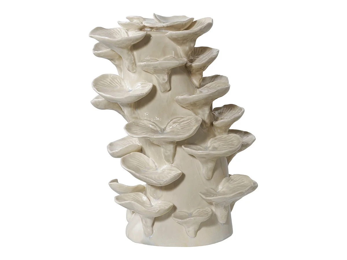Vaso Decorativo Livorno, Beige, 18x15x24 cm, Seven Design