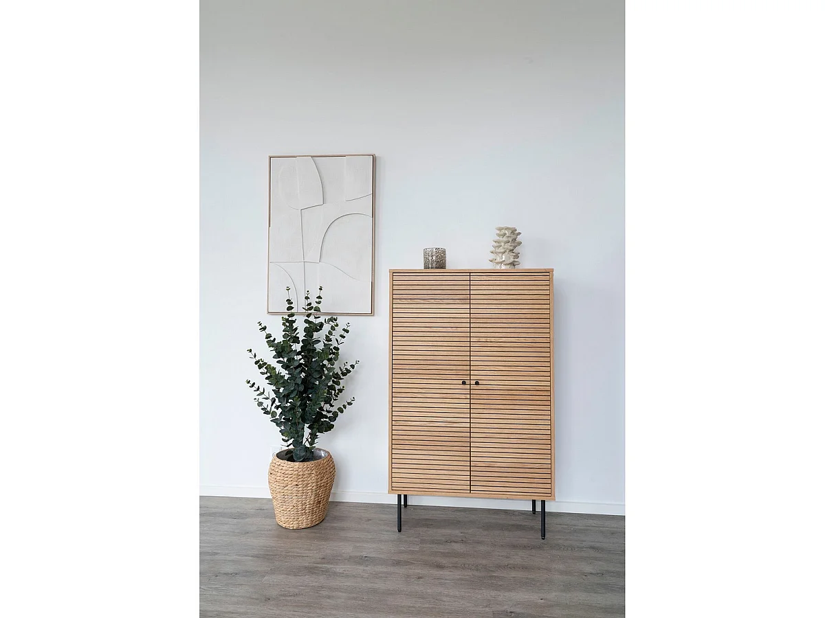 Vaso Decorativo Livorno, Beige, 18x15x24 cm, Seven Design
