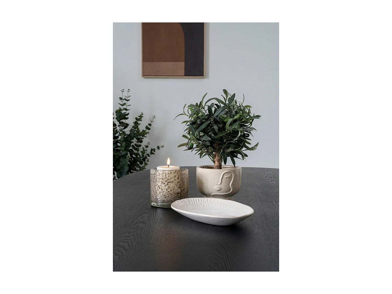 Vase Décoratif Sun, Beige, 15x15x12 cm, Seven Design