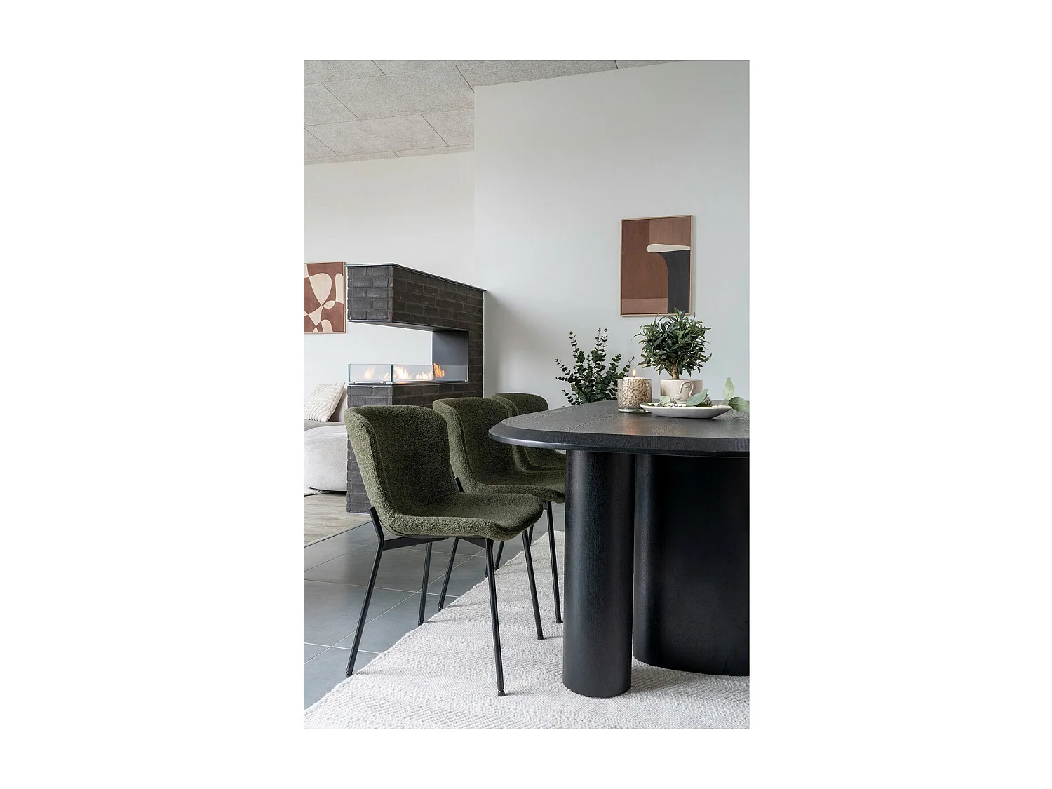 Vase Décoratif Sun, Beige, 15x15x12 cm, Seven Design