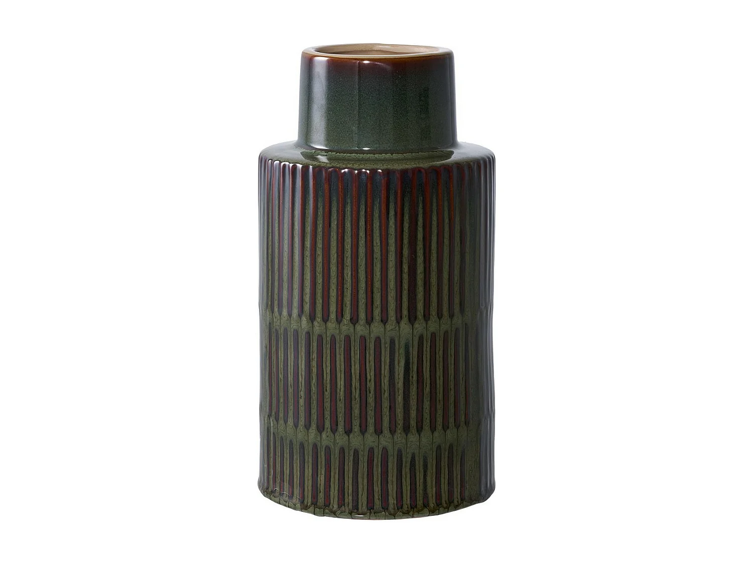 Vaso Decorativo Arese, Verde, 16x16x30 cm, EPIKASA