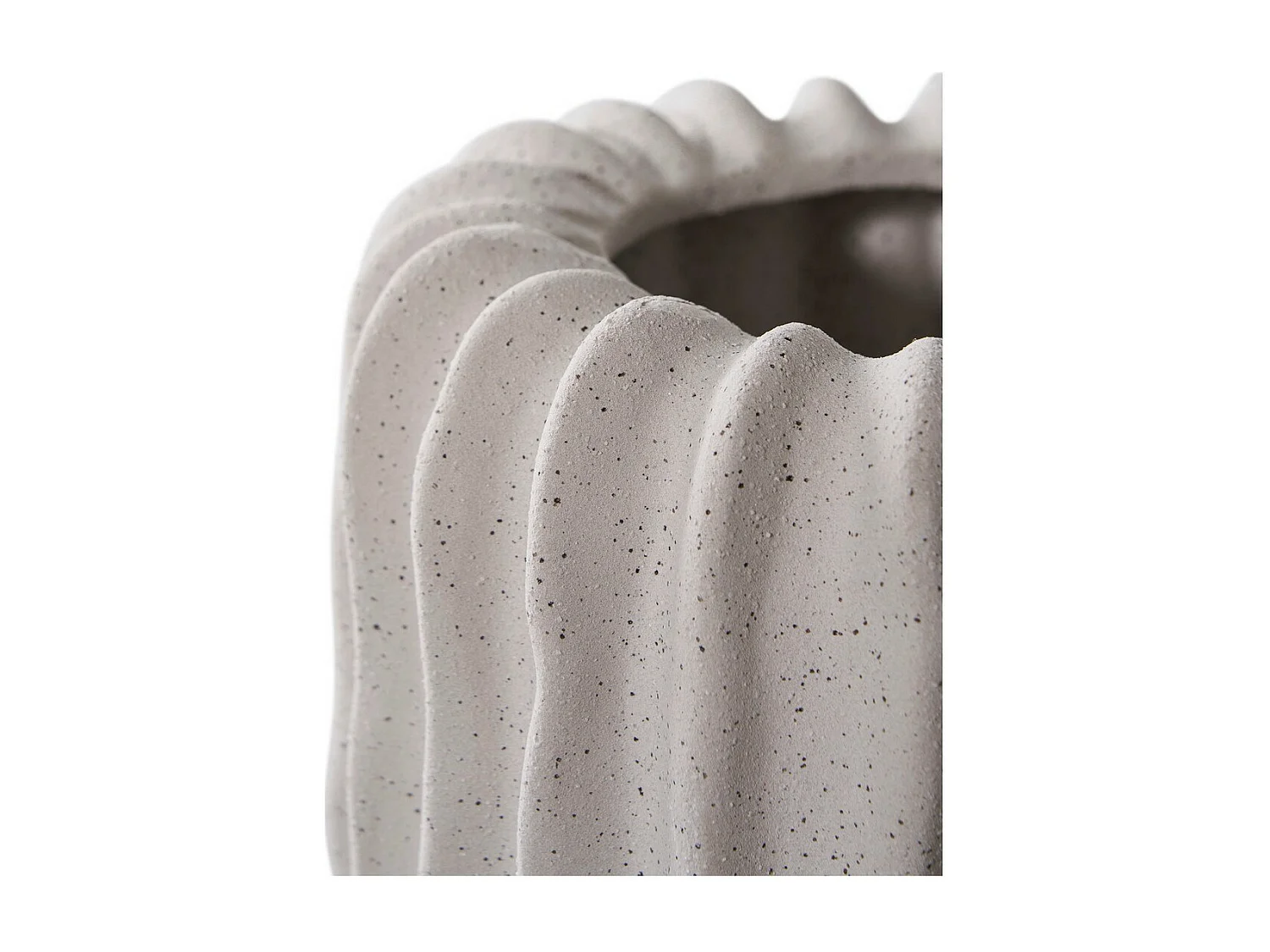 Vase Décoratif Bee, Gris, 15,5x15,5x16 cm, Seven Design