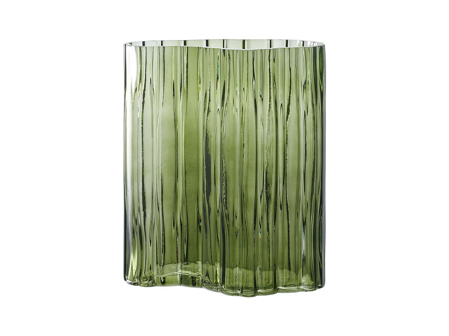 Wazon Dekoracyjny Lugano, Zielony, 21,5x12x26,5 cm, EPIKASA