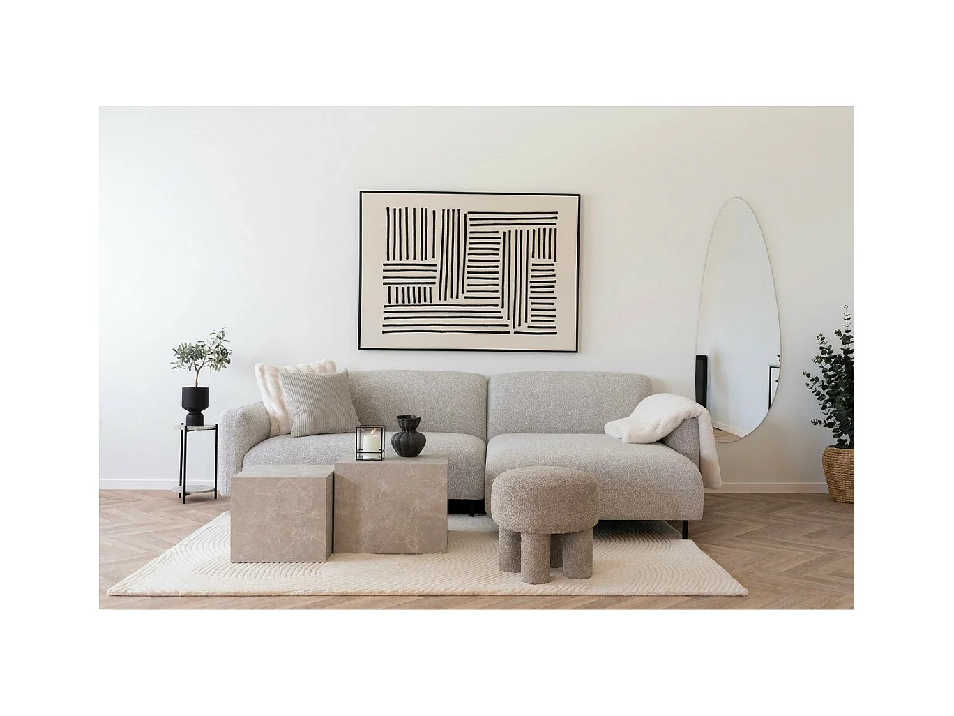 Plaid Galena, Biały, 130x180x0 cm, Epikasa