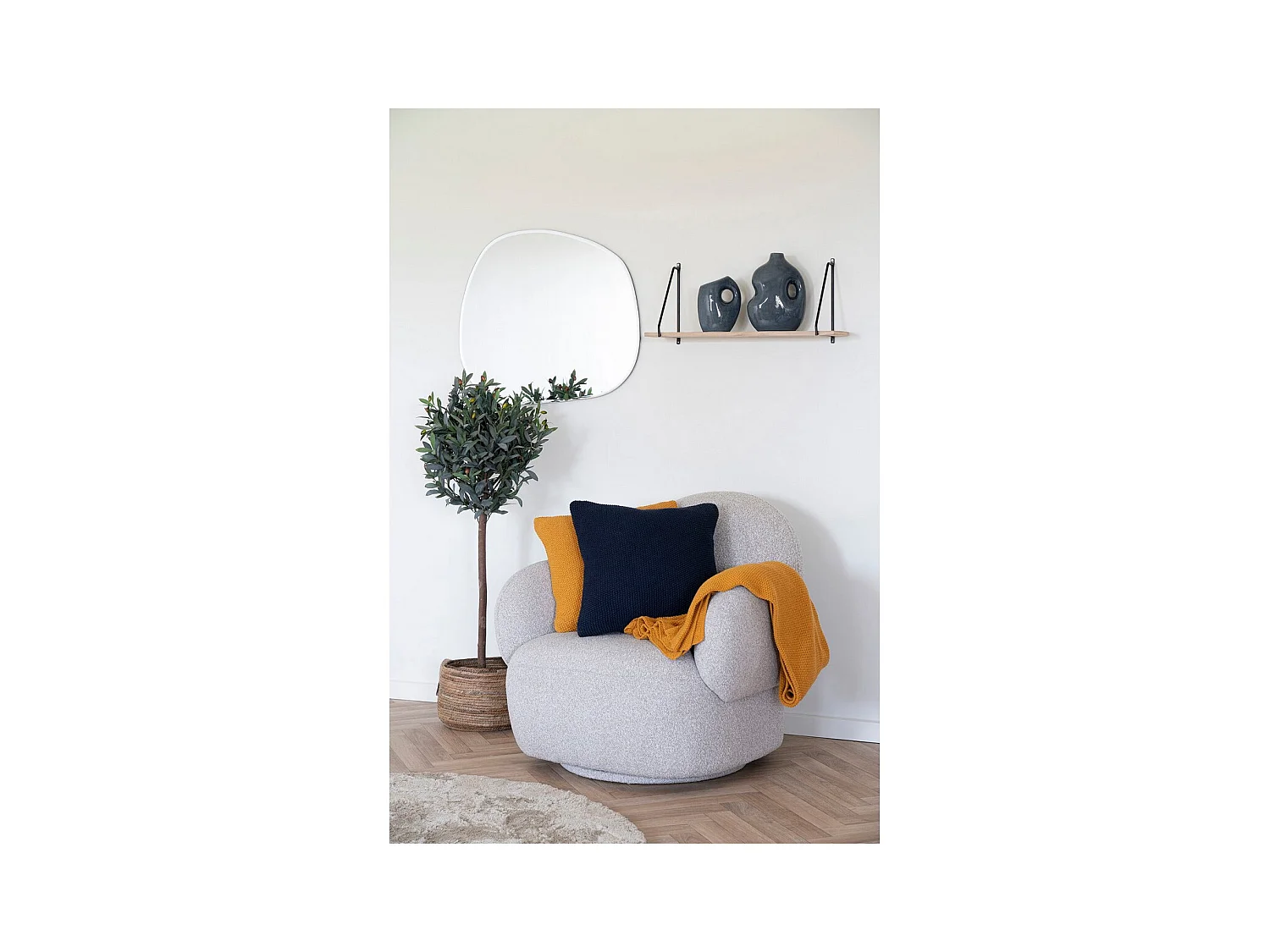 Plaid Santos, Naranja, 130x170x0 cm, EPIKASA