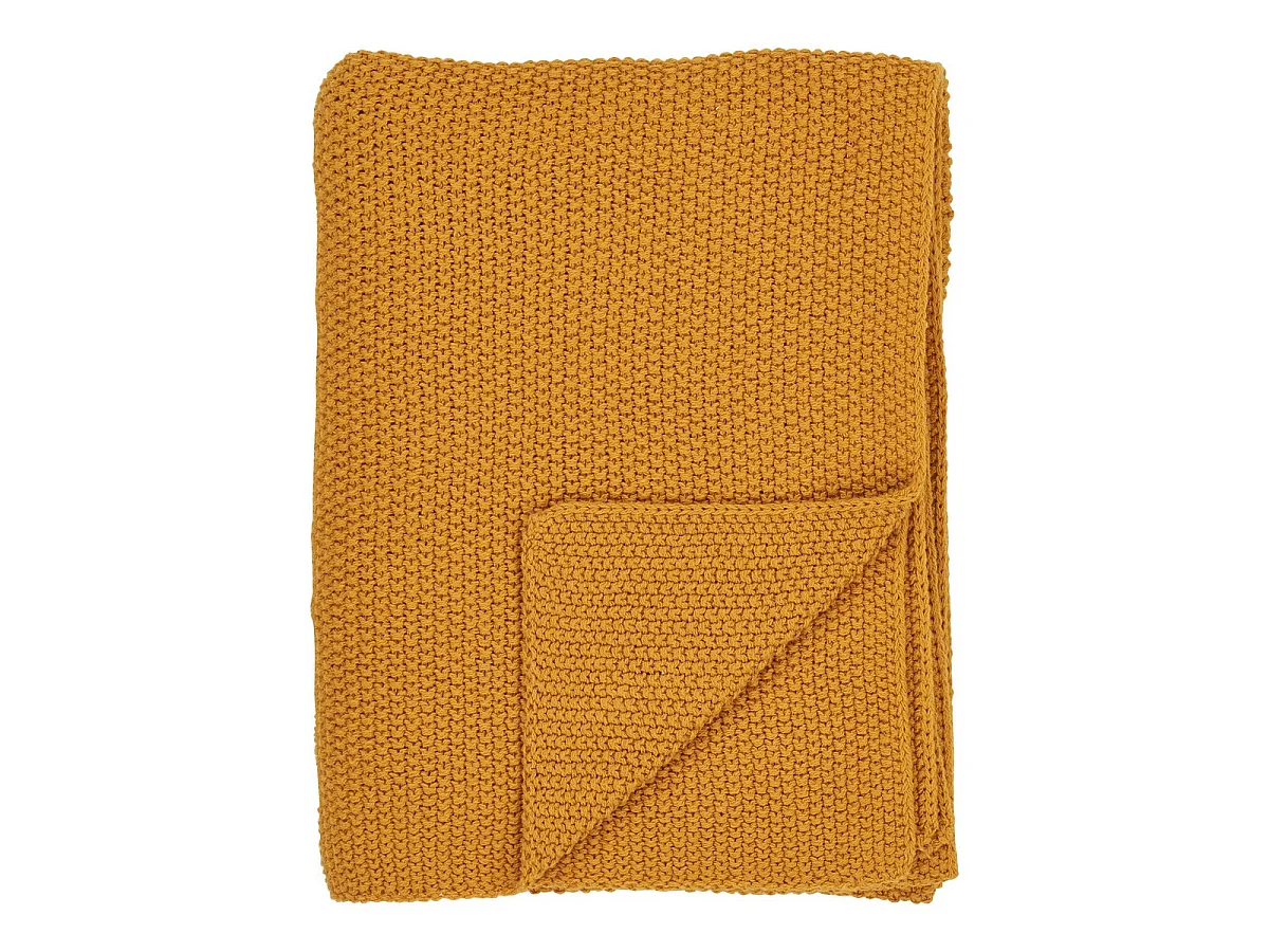 Geruite Santos, Oranje, 130x170x0 cm, Seven Design