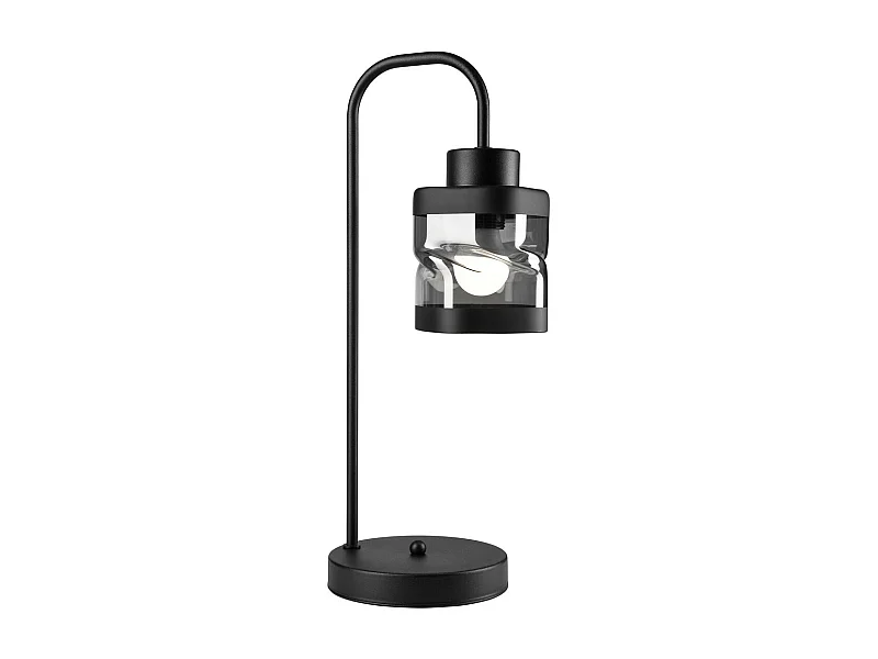 Candeeiro de Mesa Hugo, Preto, 45x19x19 cm, EPIKASA