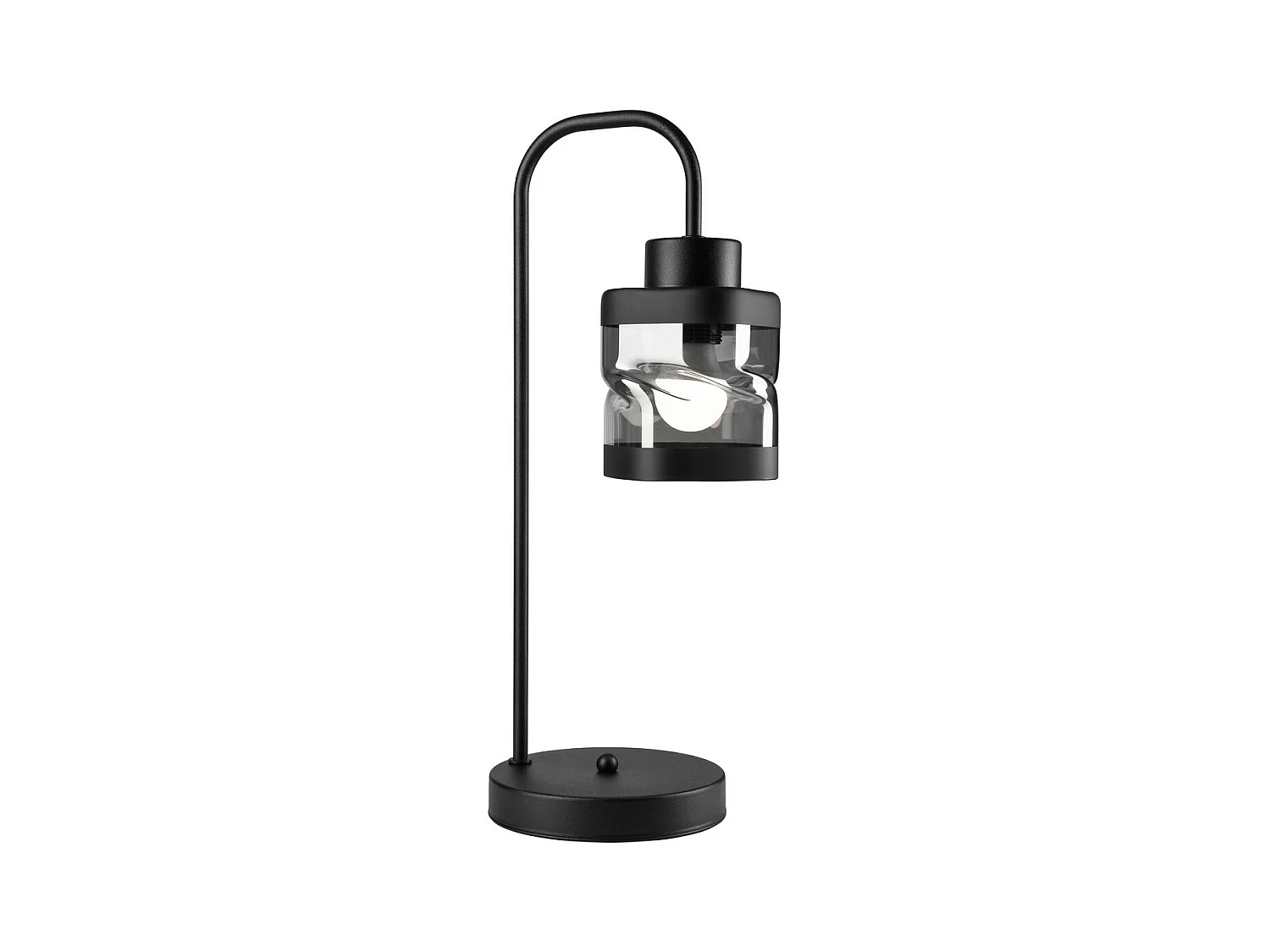 Lampe à Poser Hugo, Noir, 45x19x19 cm, Epikasa