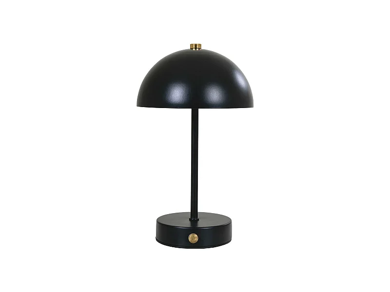 Lampe à Poser Holt, Noir, 15x15x25 cm, Seven Design