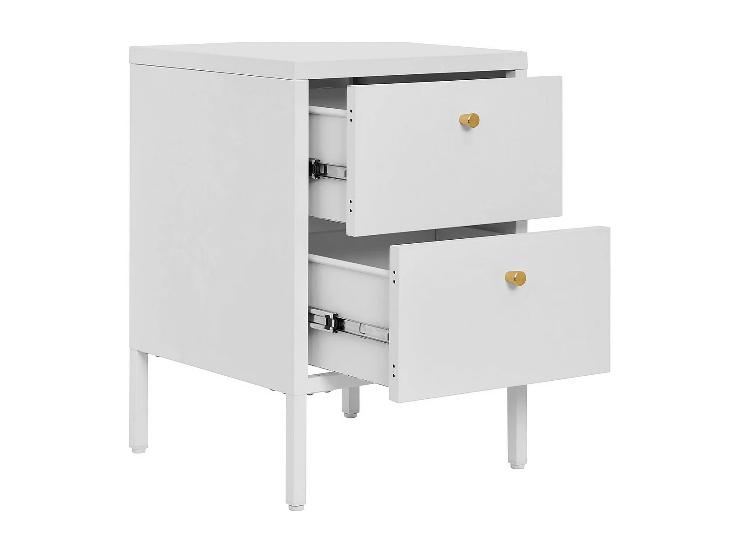 Nachtkastje Dalby, Wit, 40x40x60 cm, EPIKASA