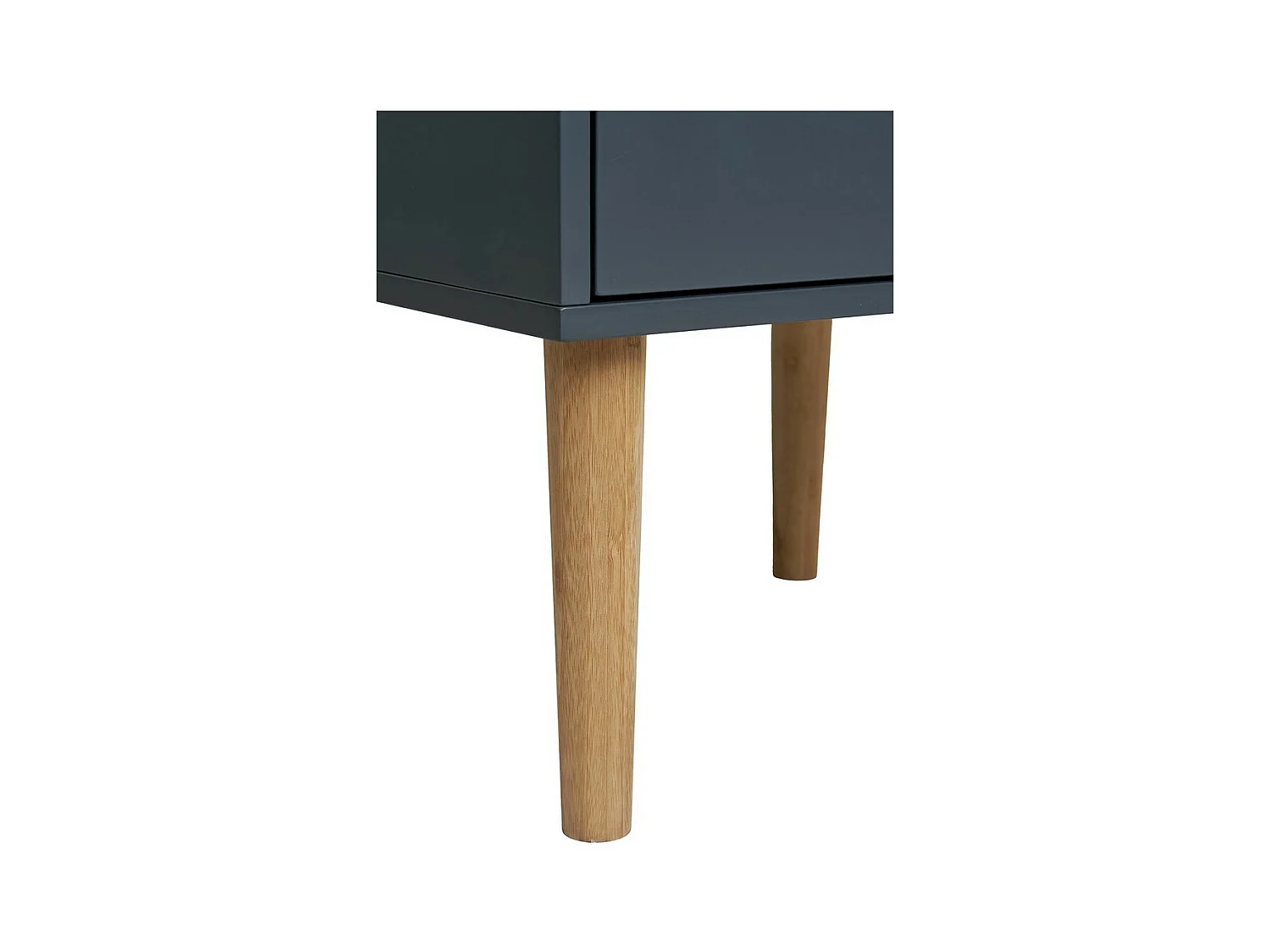 Stolik Nocny Bisley, Szary, 40x35x55 cm, EPIKASA