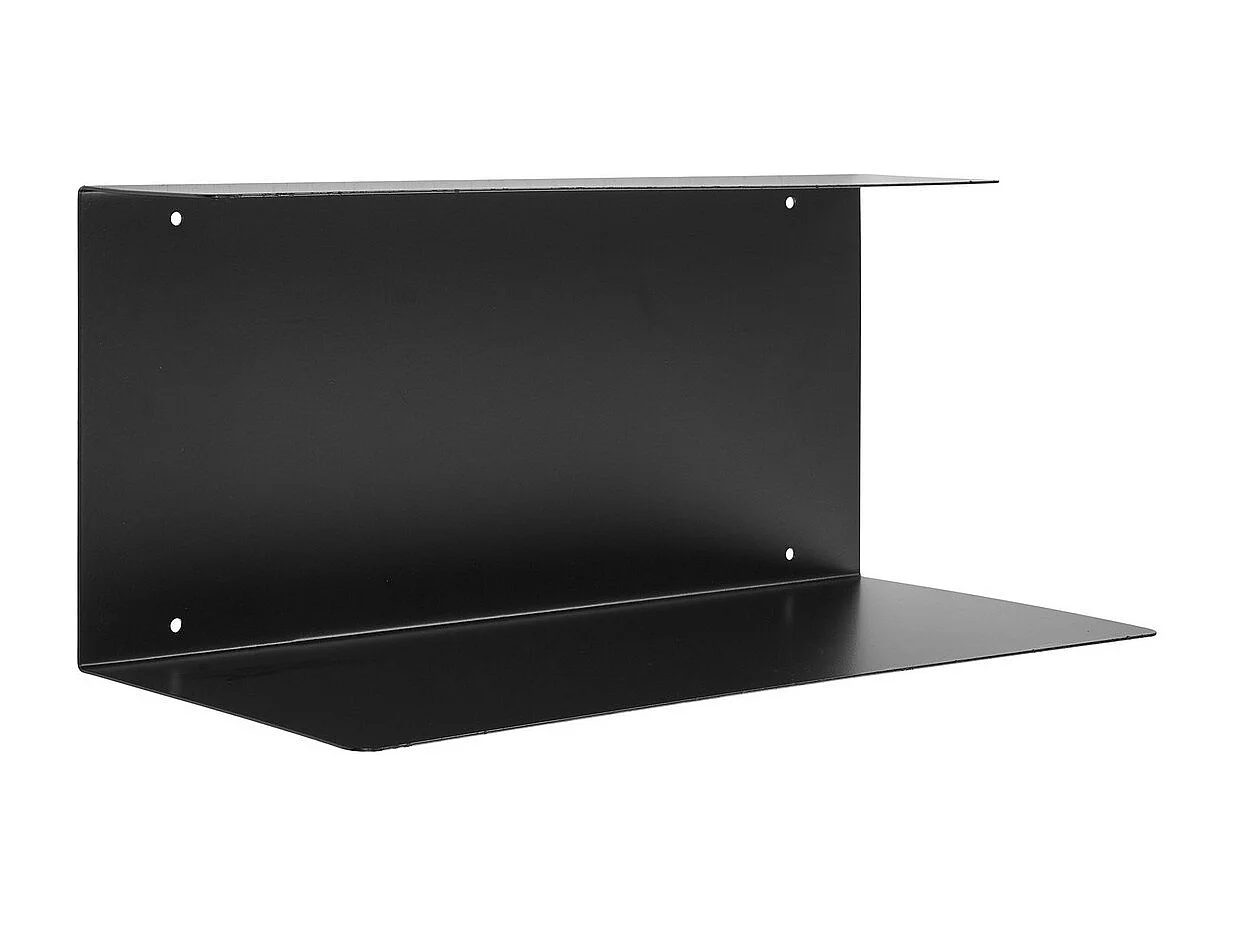 Plank Rijsel, Zwart, 40x18x18 cm, EPIKASA