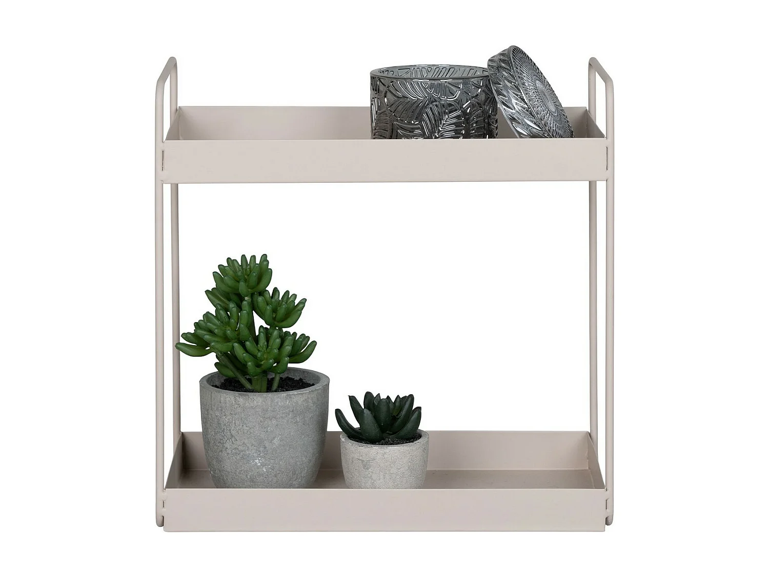 Étagère Rabo, Beige, 30x15x31 cm, Seven Design