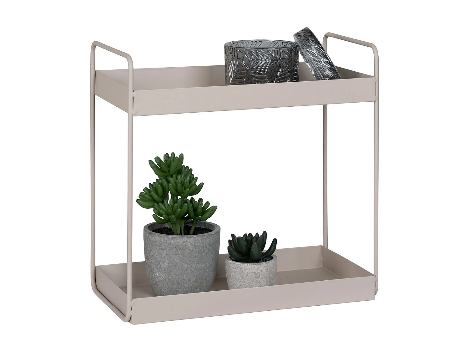 Étagère Rabo, Beige, 30x15x31 cm, Seven Design