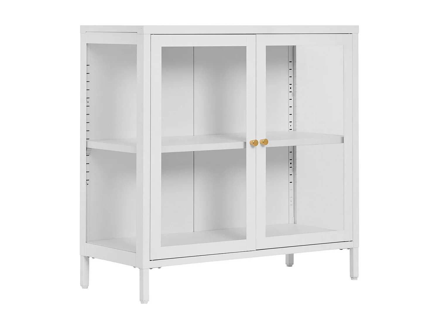 Gablota Dalby, Biały, 80x35x80 cm, EPIKASA