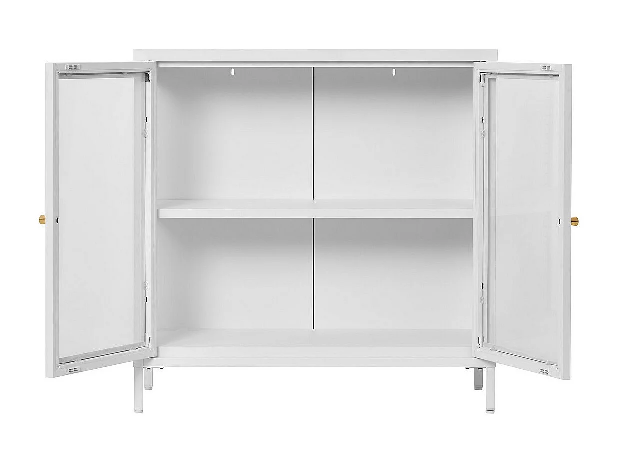 Gablota Dalby, Biały, 80x35x80 cm, Seven Design