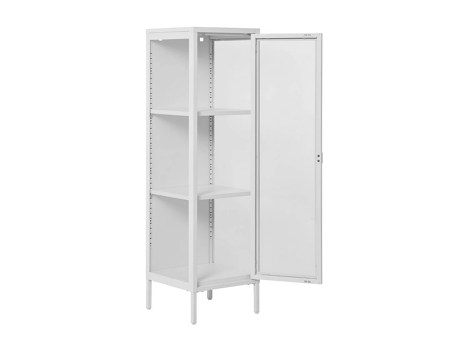 Gablota Brisbane, Biały, 40x35x140 cm, EPIKASA