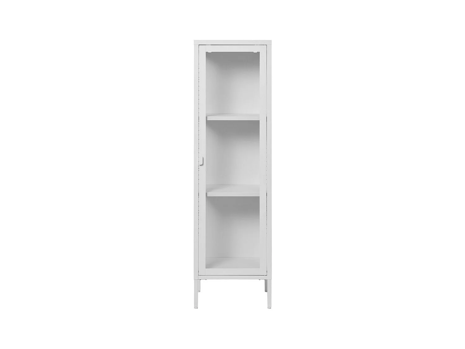 Vitrine de Salon Brisbane, Blanc, 40x35x140 cm, EPIKASA