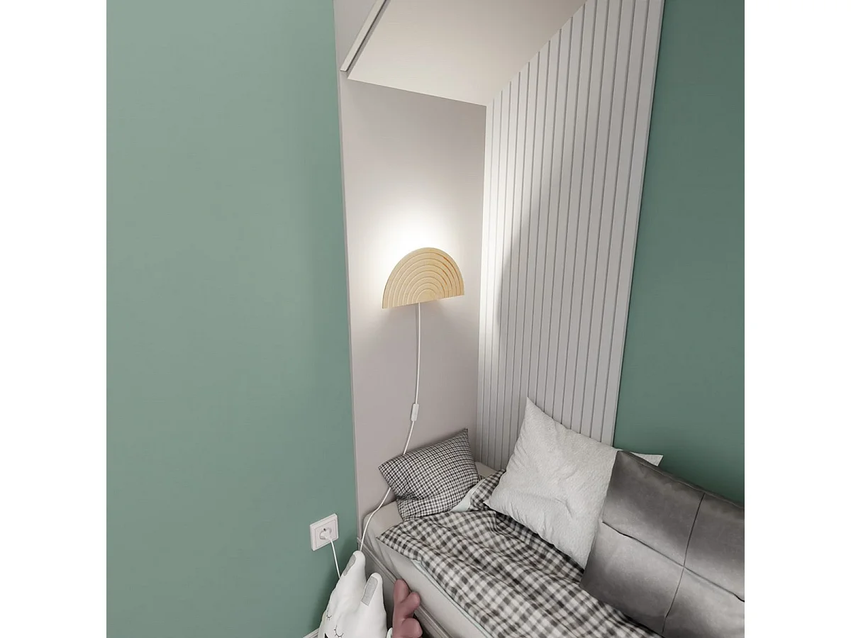 Applique Rainbow, Marron, 32x17x100 cm, Seven Design